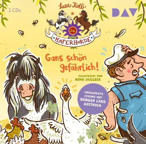 Buchcover und Innenansicht für das Buch: Die Haferhorde 19: Gans schön gefährlich!