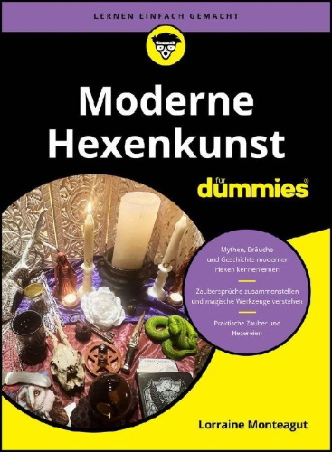 Buchcover und Innenansicht für das Buch: Moderne Hexenkunst für Dummies