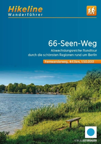 Buchcover und Innenansicht für das Buch: Fernwanderweg 66-Seen-Weg