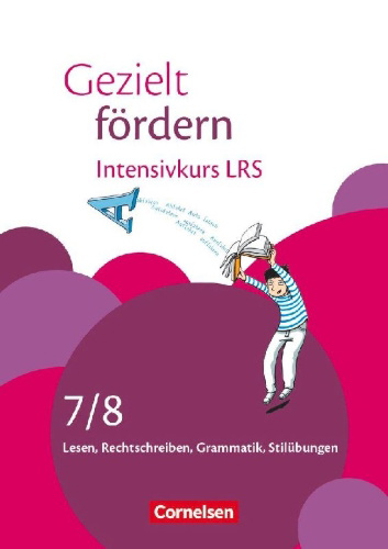 Buchcover und Innenansicht für das Buch: Gezielt fördern 7./8. Schuljahr - Intensivkurs LRS