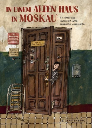 Buchcover und Innenansicht für das Buch: In einem alten Haus in Moskau
