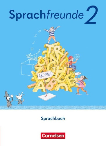 Buchcover und Innenansicht für das Buch: Sprachfreunde 2. Schuljahr. Schülerbuch - Östliche Bundesländer und Berlin