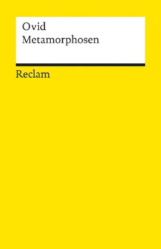 Buchcover und Innenansicht für das Buch: Metamorphosen. Epos in 15 Büchern