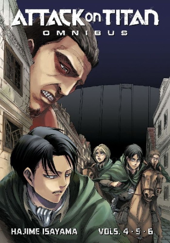 Buchcover und Innenansicht für das Buch: Attack on Titan Omnibus 2 (Vol. 4-6)