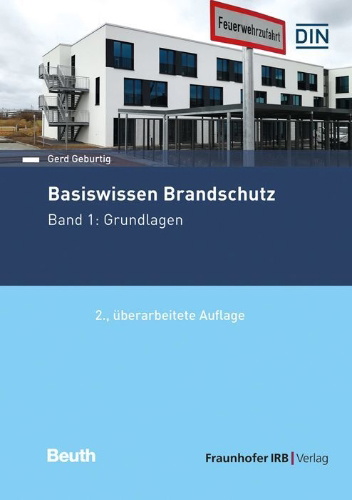 Buchcover und Innenansicht für das Buch: Basiswissen Brandschutz.