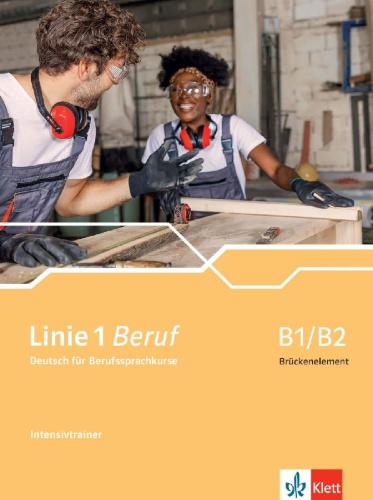 Buchcover und Innenansicht für das Buch: Linie 1 Beruf B1/B2 Brückenelement