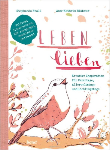 Buchcover und Innenansicht für das Buch: Leben lieben