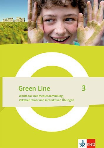 Buchcover und Innenansicht für das Buch: Green Line 3. Workbook mit Mediensammlung und Übungssoftware Klasse 7