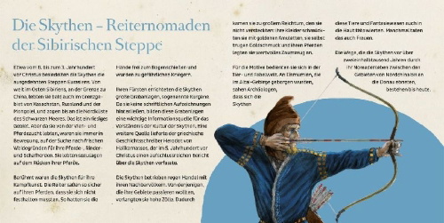 Buchcover und Innenansicht für das Buch: Fred im Land der Skythen