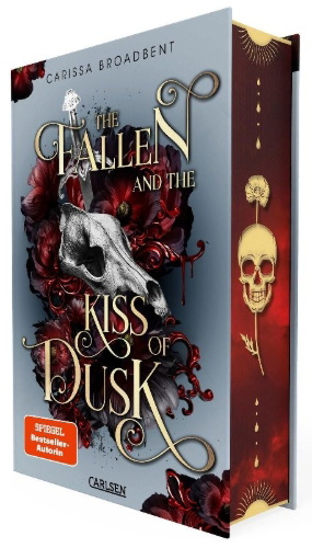 Buchcover und Innenansicht für das Buch: The Fallen and the Kiss of Dusk