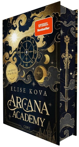 Buchcover und Innenansicht für das Buch: Arcana Academy 1