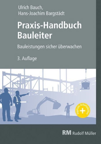 Buchcover und Innenansicht für das Buch: Praxis-Handbuch Bauleiter