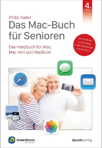 Buchcover und Innenansicht für das Buch: Das Mac-Buch für Senioren