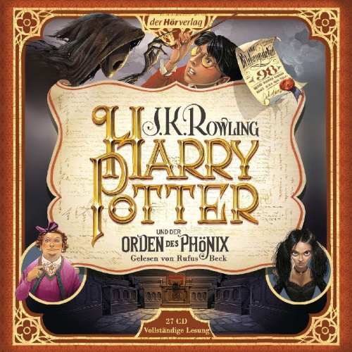 Buchcover und Innenansicht für das Buch: Harry Potter and the Order of the Phoenix