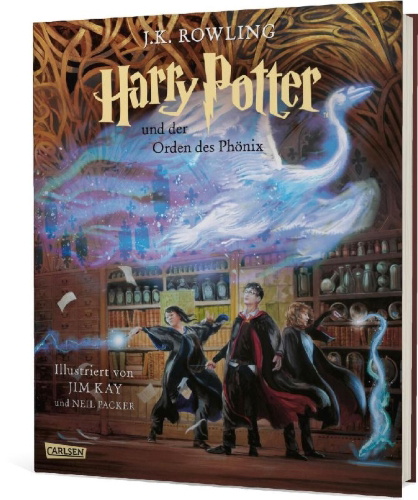 Buchcover und Innenansicht für das Buch: Harry Potter and the Order of the Phoenix