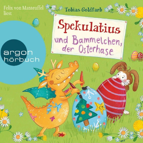 Buchcover und Innenansicht für das Buch: Spekulatius und Bammelchen, der Osterhase
