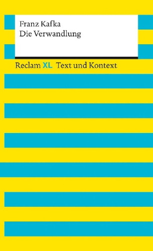 Buchcover und Innenansicht für das Buch: Die Verwandlung. Textausgabe mit Kommentar und Materialien