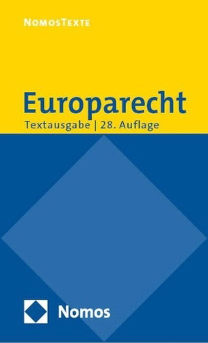 Buchcover und Innenansicht für das Buch: Europarecht