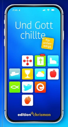 Buchcover und Innenansicht für das Buch: Und Gott chillte -