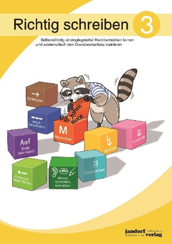 Buchcover und Innenansicht für das Buch: Richtig schreiben 3