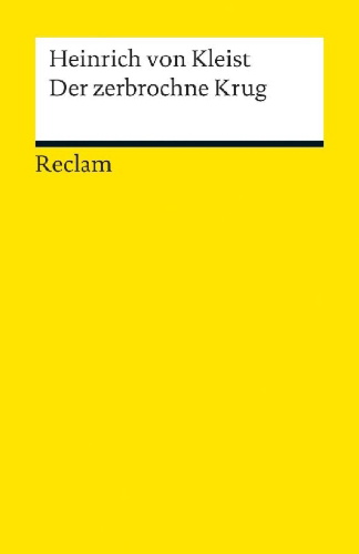 Buchcover und Innenansicht für das Buch: Der zerbrochne Krug. Ein Lustspiel