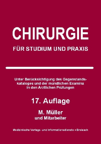 Buchcover und Innenansicht für das Buch: Chirurgie
