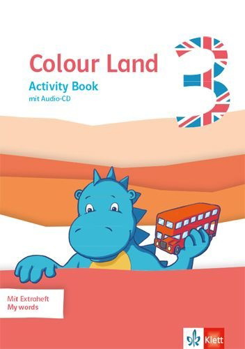 Buchcover und Innenansicht für das Buch: Colour Land 3. Activity Book. Ab Klasse 3