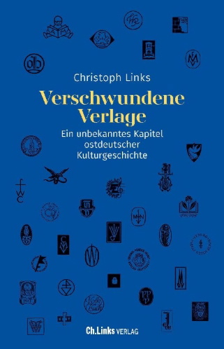 Buchcover und Innenansicht für das Buch: Verschwundene Verlage