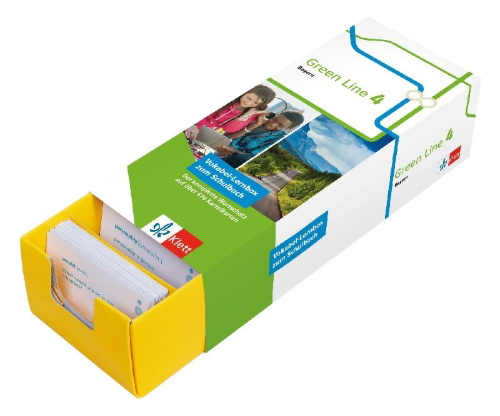 Buchcover und Innenansicht für das Buch: Klett Green Line 4 Bayern Klasse 8 Vokabel-Lernbox zum Schulbuch