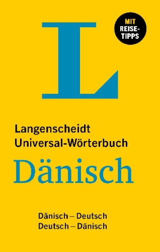 Buchcover und Innenansicht für das Buch: Langenscheidt Universal-Wörterbuch Dänisch