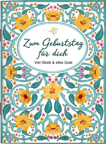 Buchcover und Innenansicht für das Buch: Zum Geburtstag für dich