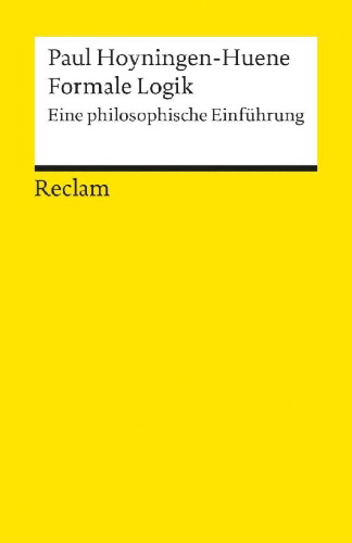 Buchcover und Innenansicht für das Buch: Formale Logik