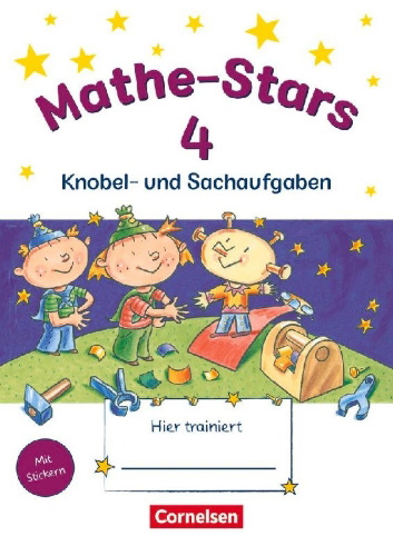 Buchcover und Innenansicht für das Buch: Mathe-Stars 4. Schuljahr - Übungsheft