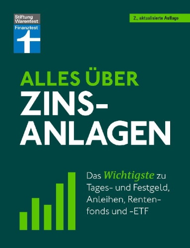 Buchcover und Innenansicht für das Buch: Alles über Zinsanlagen