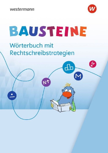 Buchcover und Innenansicht für das Buch: BAUSTEINE Wörterbuch. FRESCH
