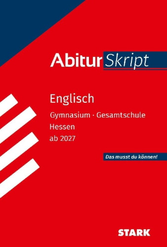 Buchcover und Innenansicht für das Buch: STARK Englisch - AbiturSkript Hessen ab 2027