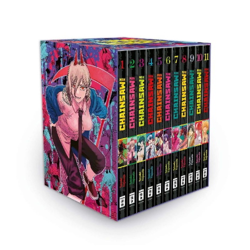 Buchcover und Innenansicht für das Buch: Chainsaw Man Schuber mit Extra