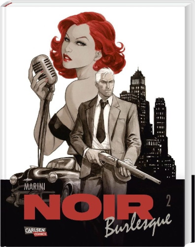 Buchcover und Innenansicht für das Buch: Noir Burlesque