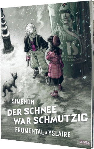 Buchcover und Innenansicht für das Buch: La neige était sale