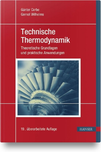 Buchcover und Innenansicht für das Buch: Technische Thermodynamik