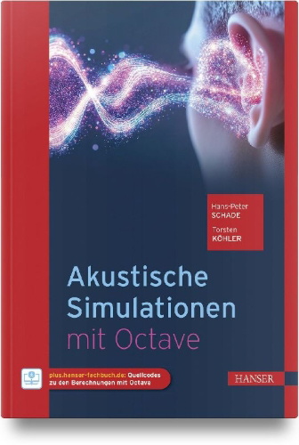 Buchcover und Innenansicht für das Buch: Akustische Simulationen mit Octave