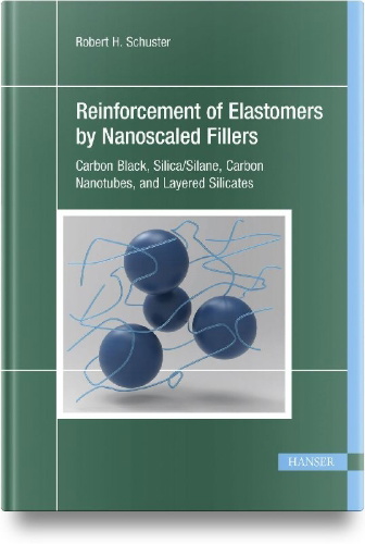 Buchcover und Innenansicht für das Buch: Reinforcement of Elastomers by Nanoscaled Fillers