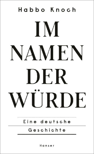 Buchcover und Innenansicht für das Buch: Im Namen der Würde
