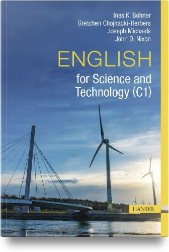 Buchcover und Innenansicht für das Buch: English for Science and Technology (C1)