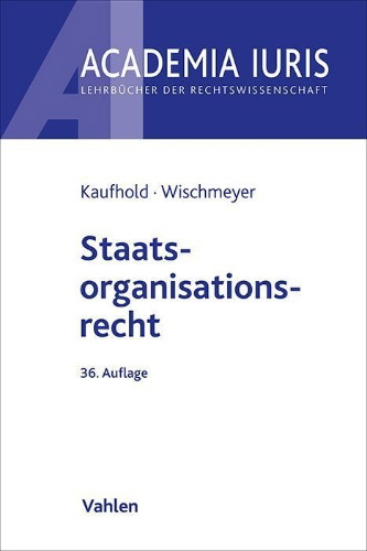 Buchcover und Innenansicht für das Buch: Staatsorganisationsrecht