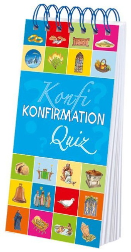 Buchcover und Innenansicht für das Buch: Konfirmation-Quiz