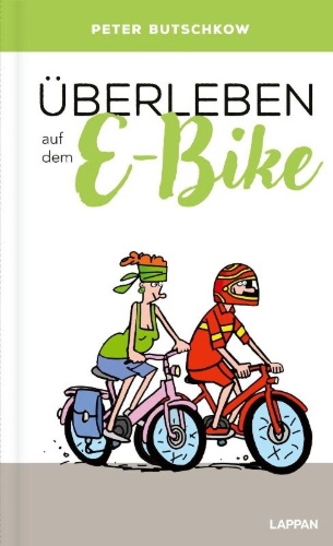 Buchcover und Innenansicht für das Buch: Überleben auf dem E-Bike