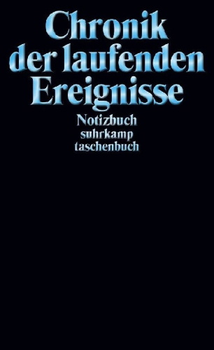 Buchcover und Innenansicht für das Buch: Notizbuch suhrkamp taschenbuch