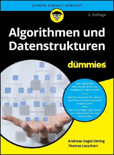 Buchcover und Innenansicht für das Buch: Algorithmen und Datenstrukturen für Dummies