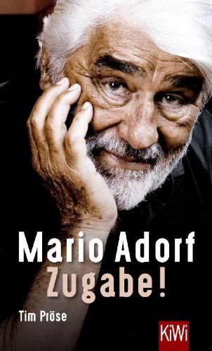 Buchcover und Innenansicht für das Buch: Mario Adorf. Zugabe!
